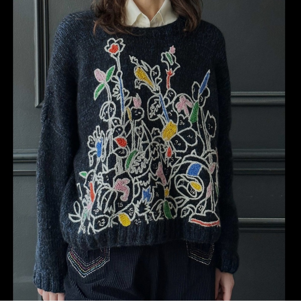 Mii Collection - Karine Hand Knitted Sweater